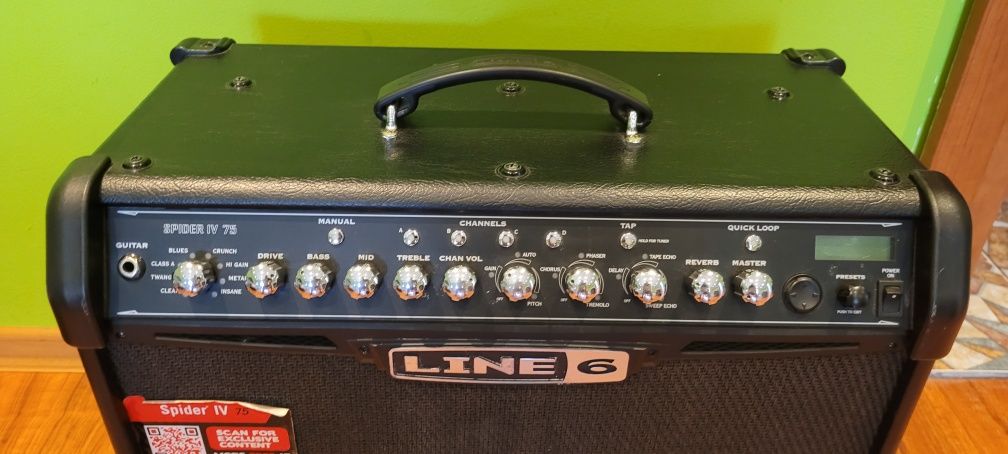 Line 6 spider IV 75w. Wzmacniacz gitarowy piecyk