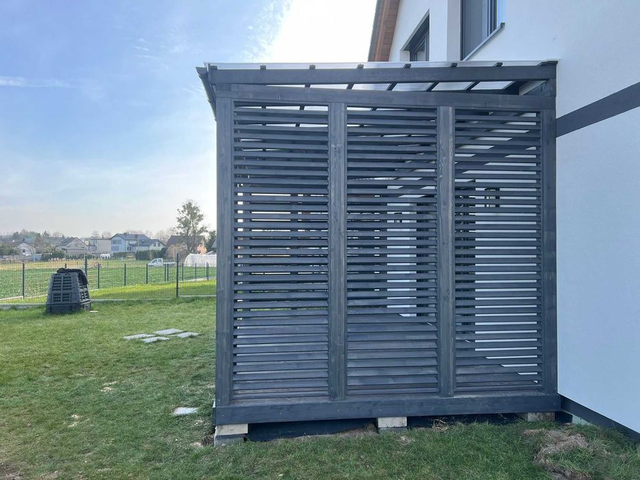 Pergola ogrodowa drewniana zadaszenie tarasu taras 6x3