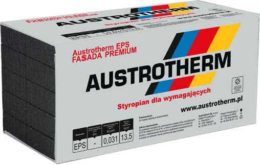 Styropian Austrotherm Fasada EPS031 , cena 287,00 brutto m3 -86,10 op