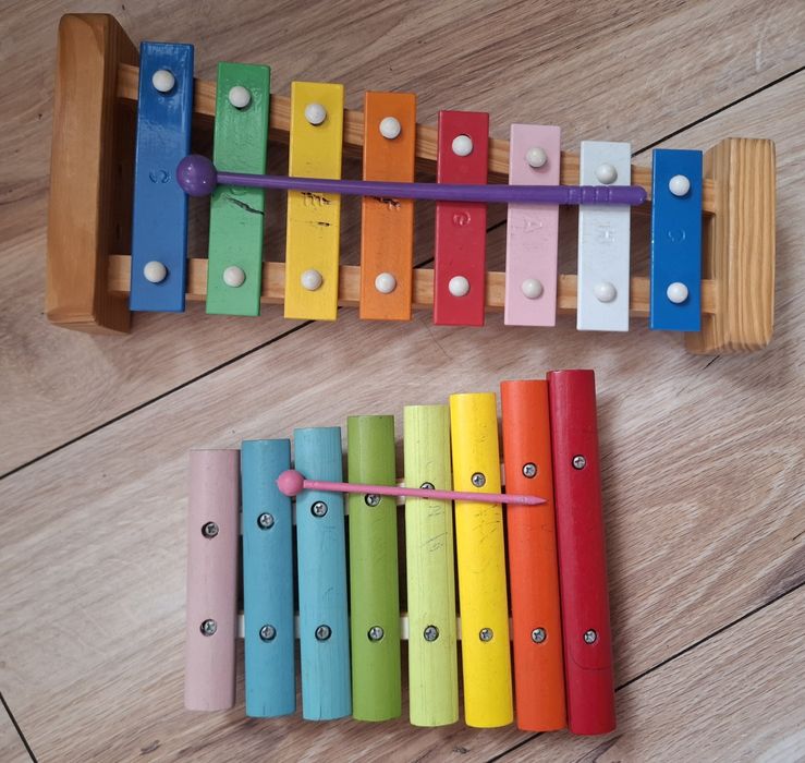 Cymbałki drewniane dla dzieci dzwonki