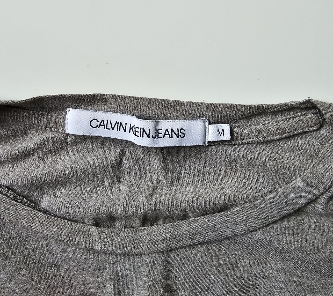 Calvin Klein CK męska koszulka M szara t- shirt logo