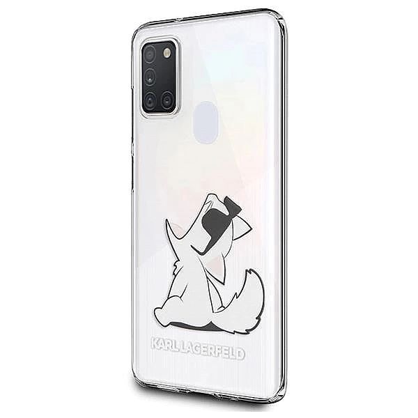 Etui Karl Lagerfeld Choupette Fun na Samsung Galaxy M21 - przezroczyst