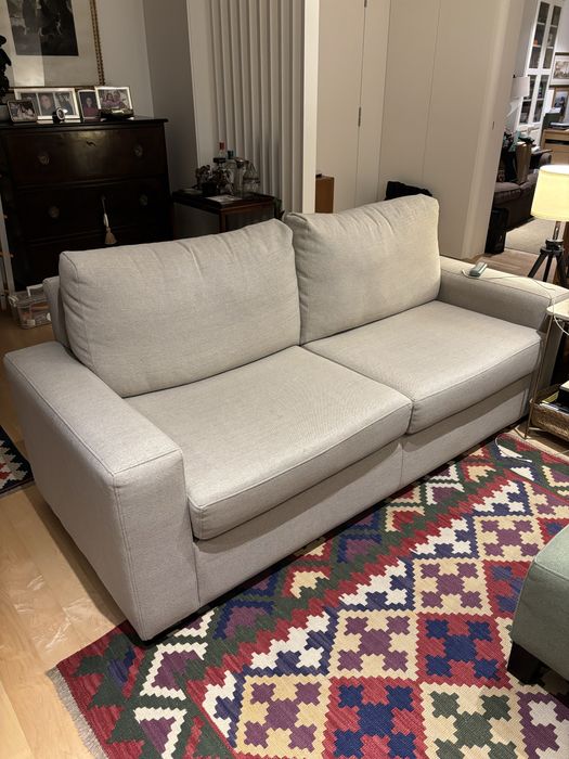 Sofá 3 Lugares Bege