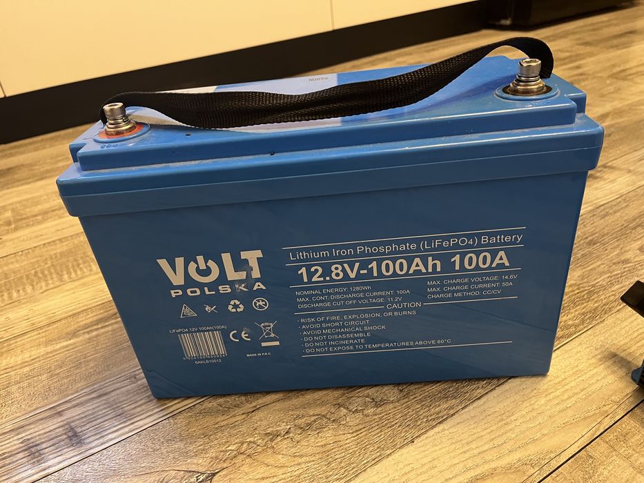 Резервне живленя 1.2 кв Акумулятор Volt  LiFePO4 12V 100 Ah