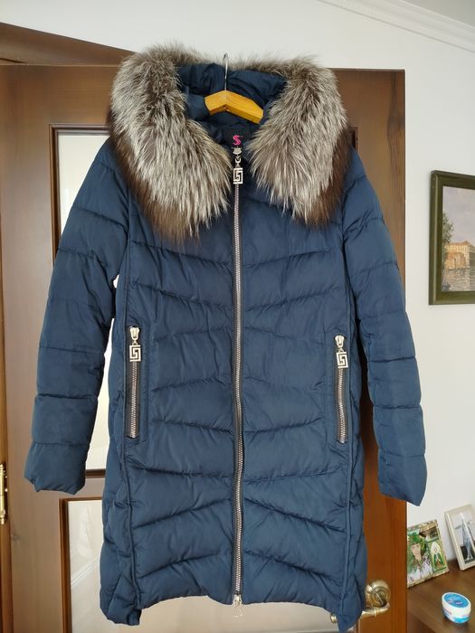 Пуховик з натуральним хутром