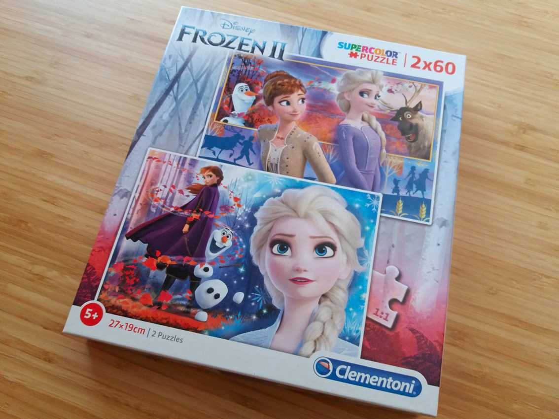 Conjunto de Puzzles 60 Peças 5+ DISNEY / FROZEN - Clementoni - c/Novos