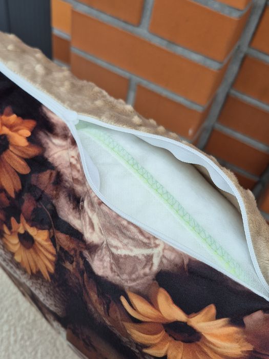 Poszewka poduszka kot z kawą 40x40cm  kotek jesienna urodziny prezent