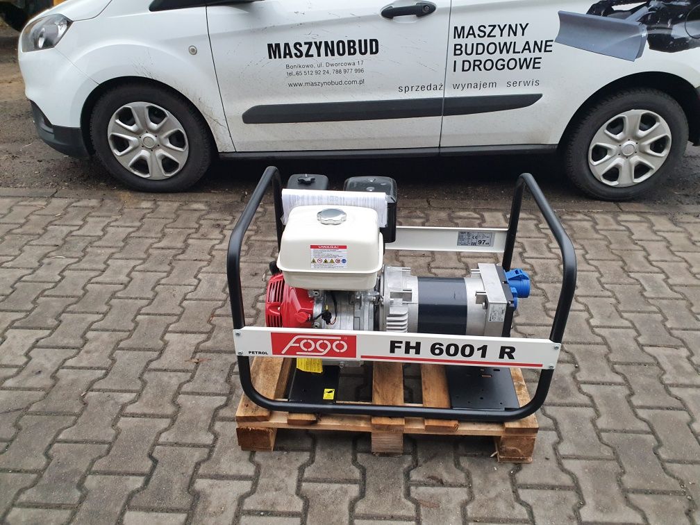 Agregat Prądotwórczy FOGO FH6001R AVR 6.2 kW