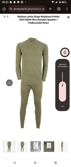 Bielizna letnia Długa 505T/MON