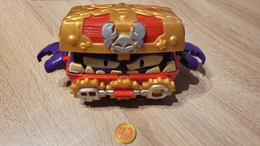 Piratix Zestaw Skrzynia + Statek + 19 Figurek + Więzienie + Moneta