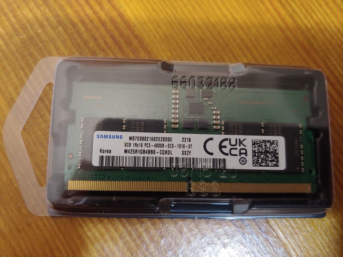 DDR5 samsung 8GB sodimm 4800 MHz