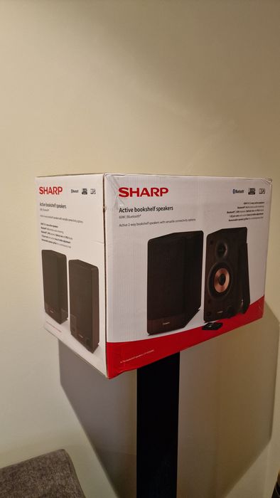 Colunas de estante SHARP - Bluetooth e comando - Novas
