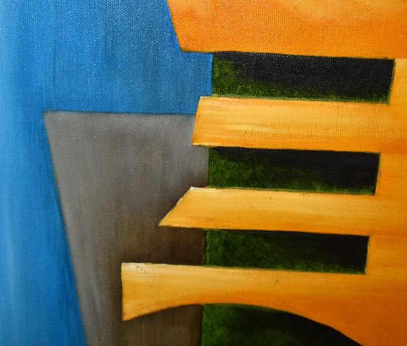 Pintura Abstrata, Oleo sobre tela