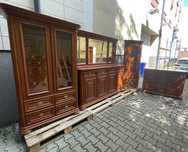 Zestaw mebli salonowych z litego drewna – unikat, Bydgoszcz