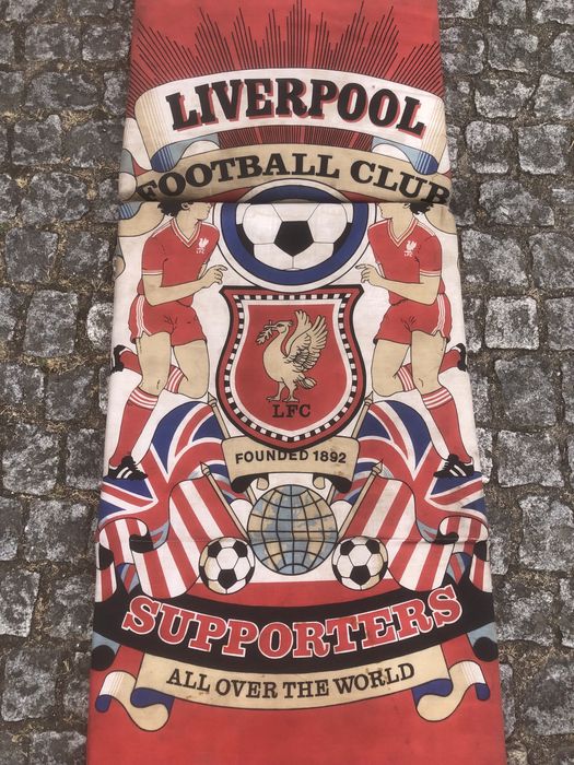 Almofadas de bancada do liverpool antigas