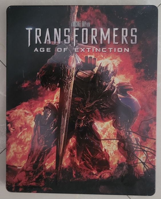 Bluray Transformers  - Idade da extinção Steelbook