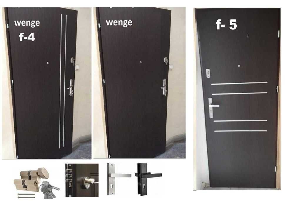 Drzwi WEJŚCIOWE zewnętrzne z MONTAŻEM do mieszkania w bloku klatkowe