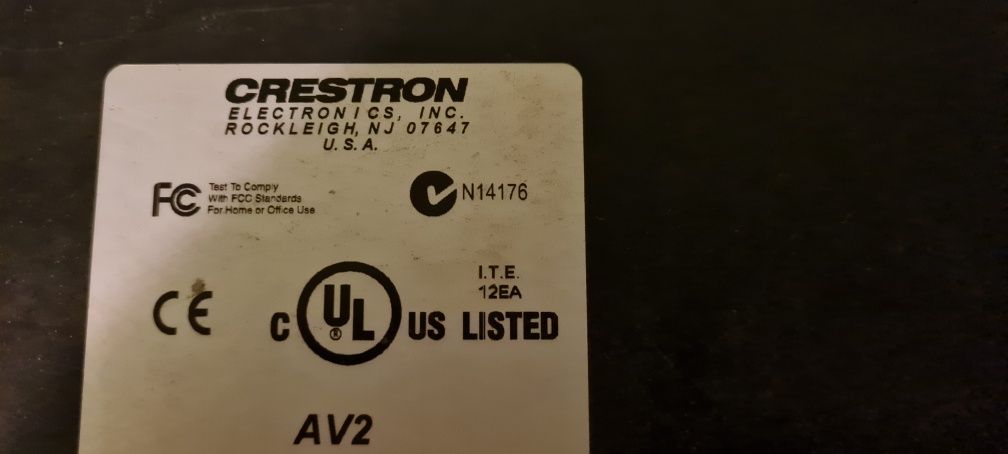 Crestron AV2 Audio-Video Control Processor