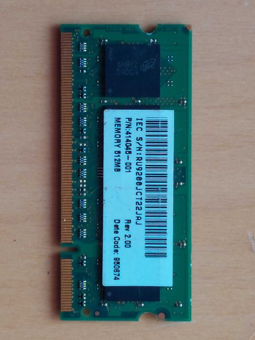 Memorias DDR2 para portátil