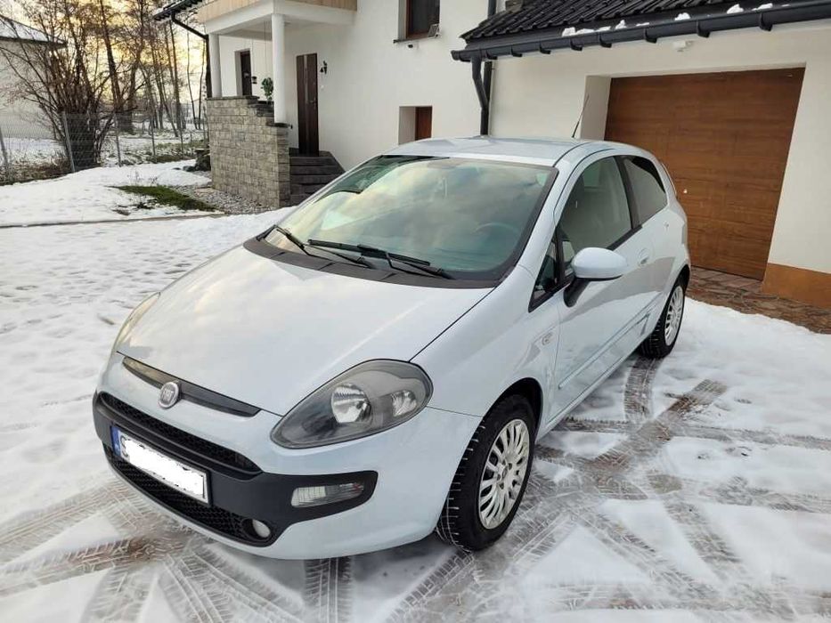 Piękny Fiat Punto Evo 1.4 Perłowy prawie Nowa instalacja LPG
