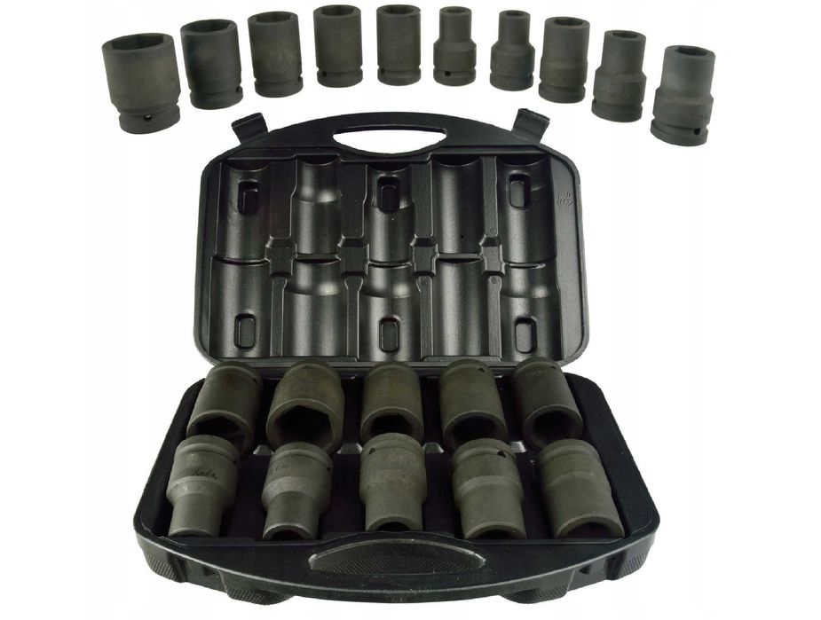 NASADKI udarowe 1" do klucza przekładniowego 10el 17-41mm komplet 1982