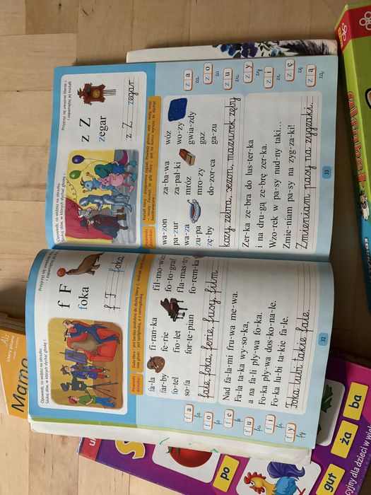 Elementarz Falski do nauki czytania dysleksja sylaby alfabet