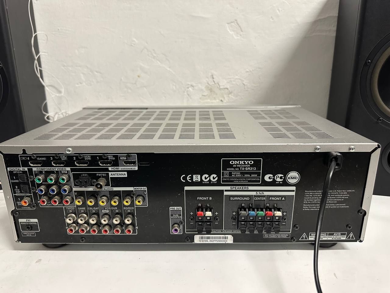 5.1АV Amplituner Onkyo TX-SR313  5*100Вт HDMI, USB, 3D