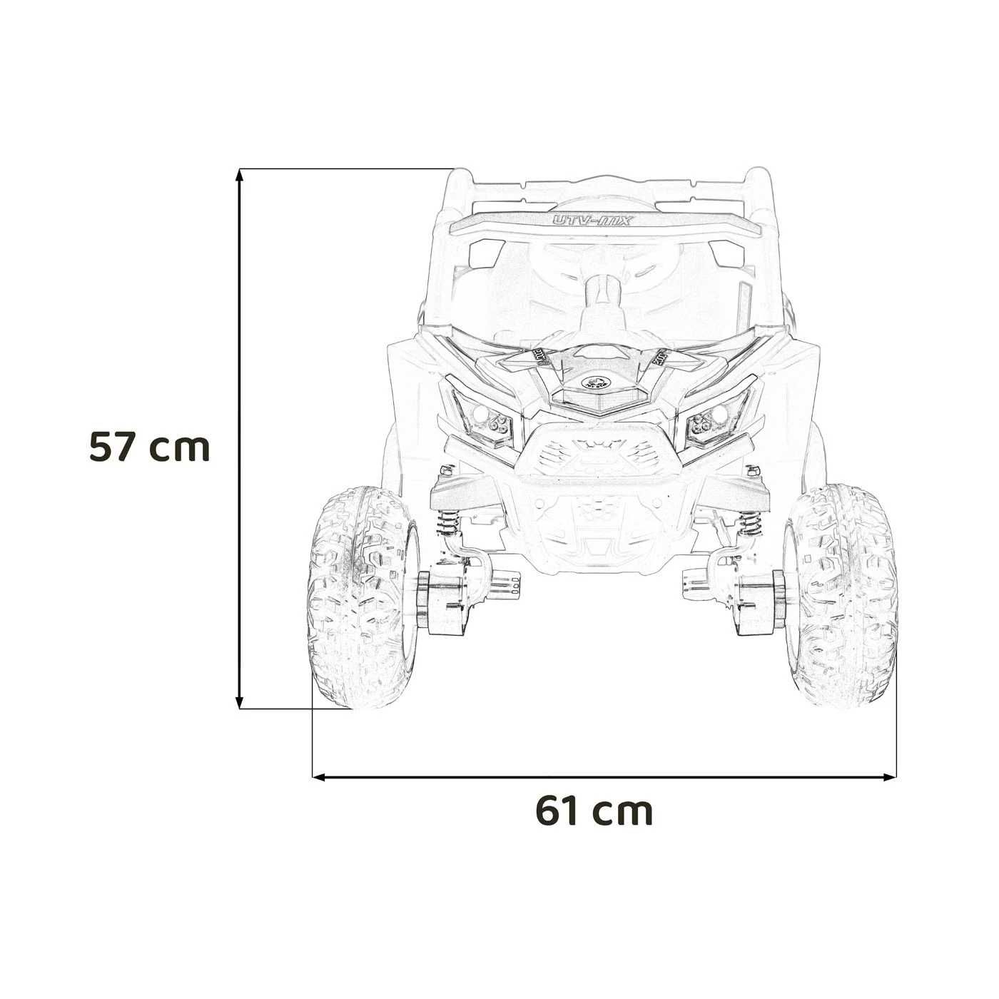 Samochód Buggy Madman UTV-MX na akumulator dla dzieci Odbiór Wysyłka