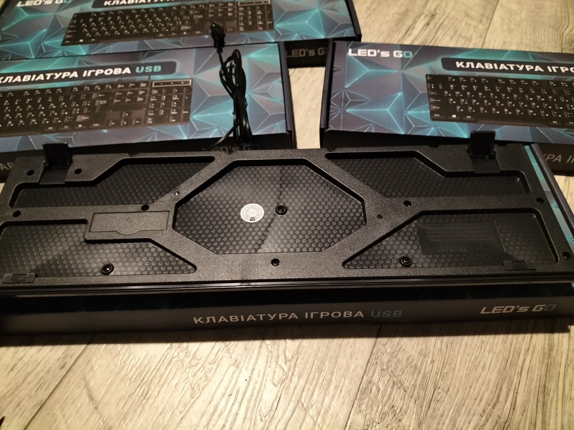 Клавіатура ігрова usb LED'S GO