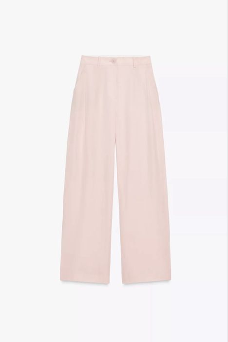 Костюм zara рожевий, жилет та брюки