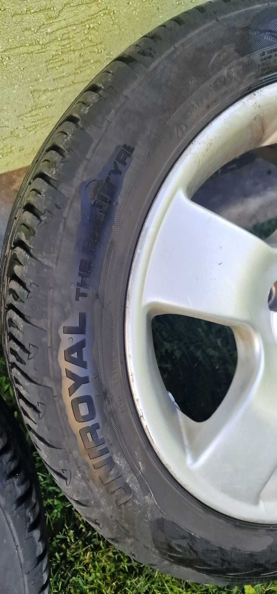 OKAZJA Felgi aluminiowe 15' z oponami letnimi 195/50 R15