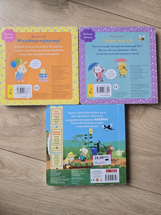 Książeczki z ruchomymi elementami Mis pracuś