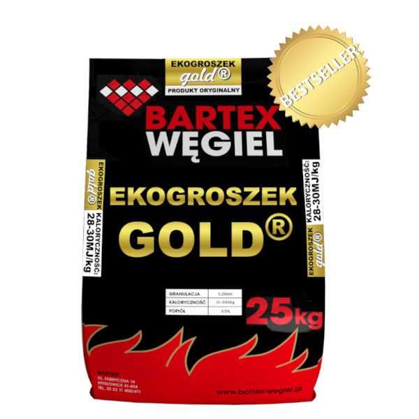 Ekogroszek BARTEX  SILVER kaloryczność 26-28MJ/kg 1000 kg Eko