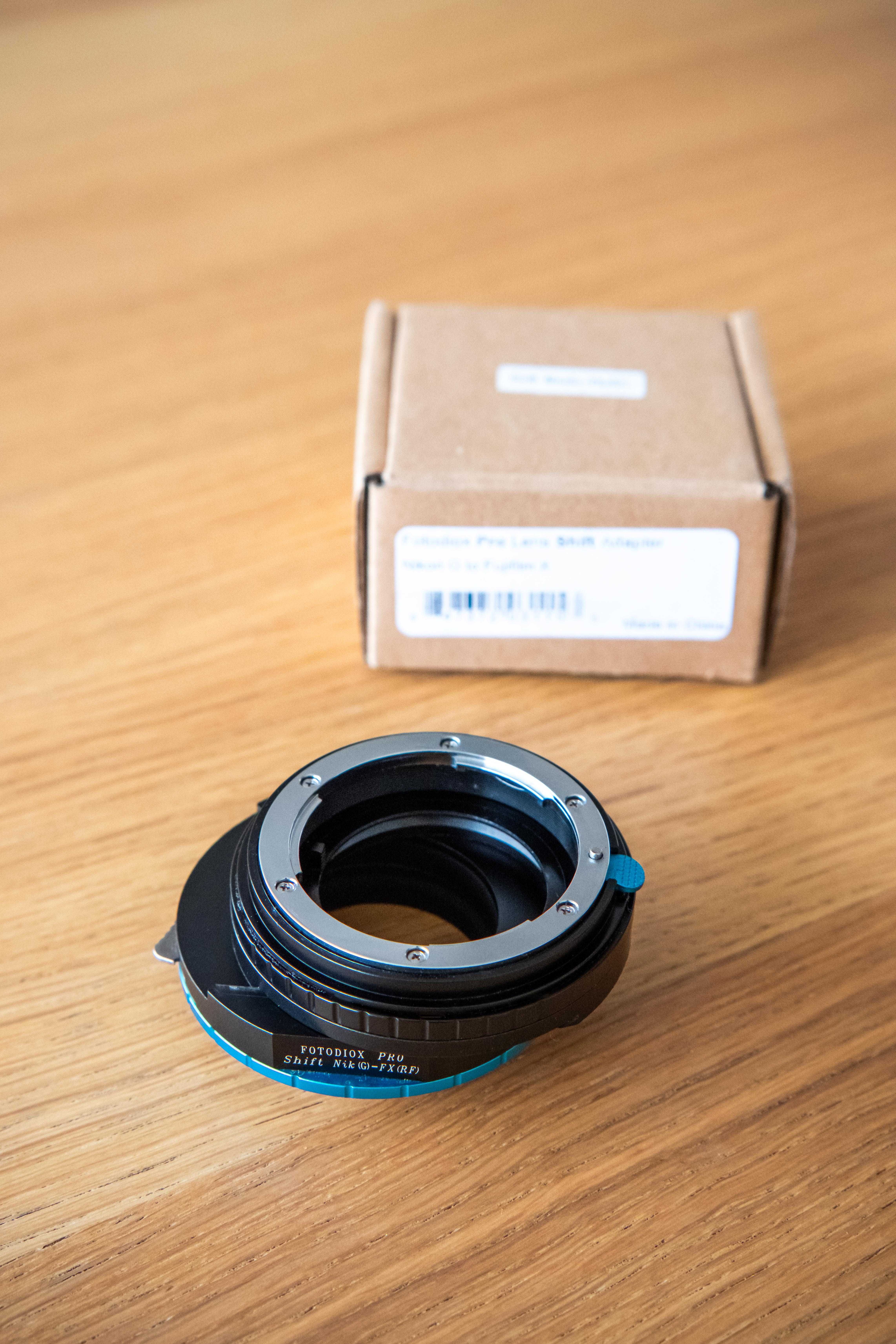 Fotodiox Pro - Conversor Shift de Nikon para Fuji X