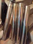 Tubo inox para chaminé 4 unidades