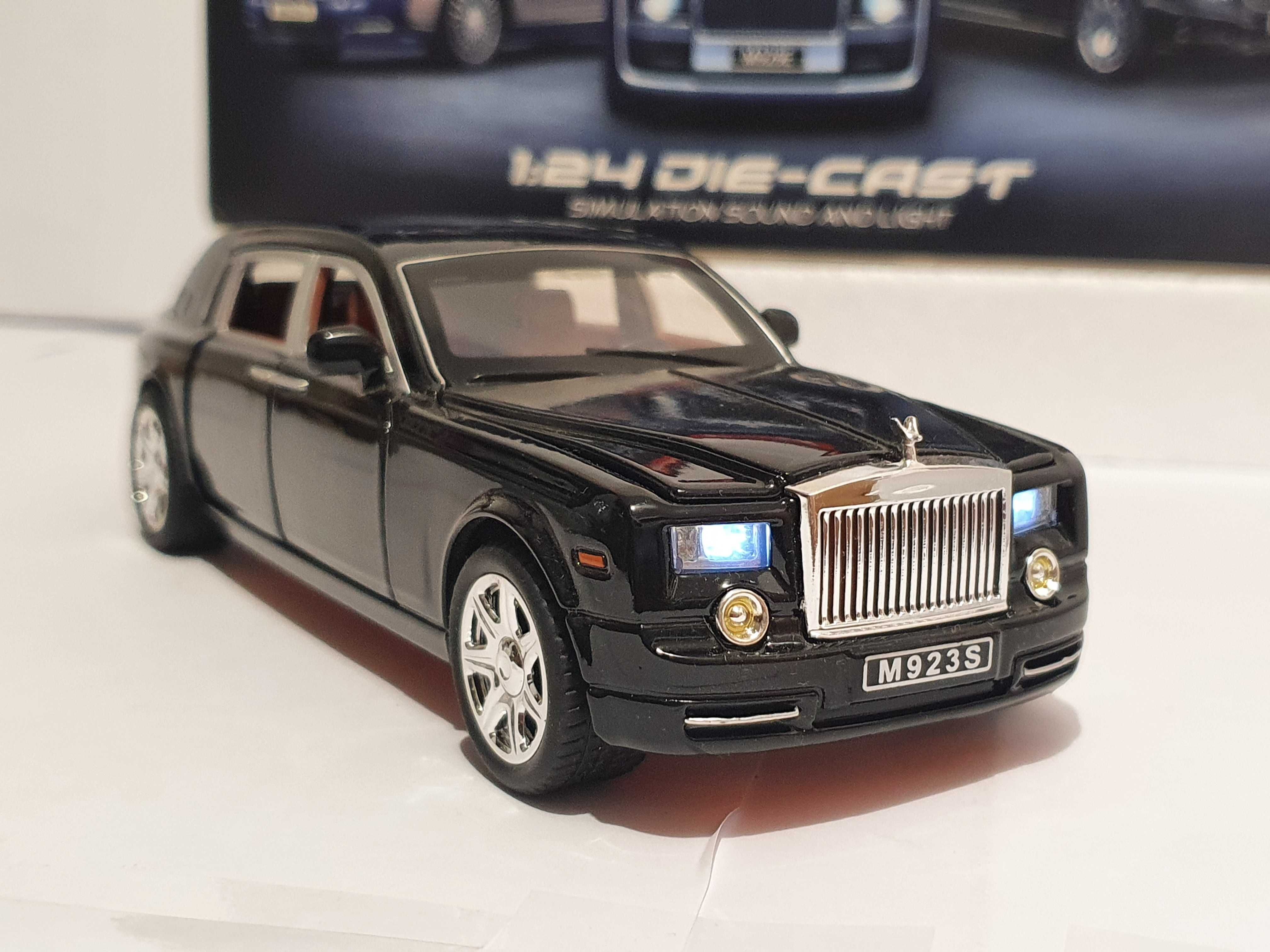 ROLLS ROYCE auto model Die Cast metalowy 1/24 samochod swiatlo dzwiek
