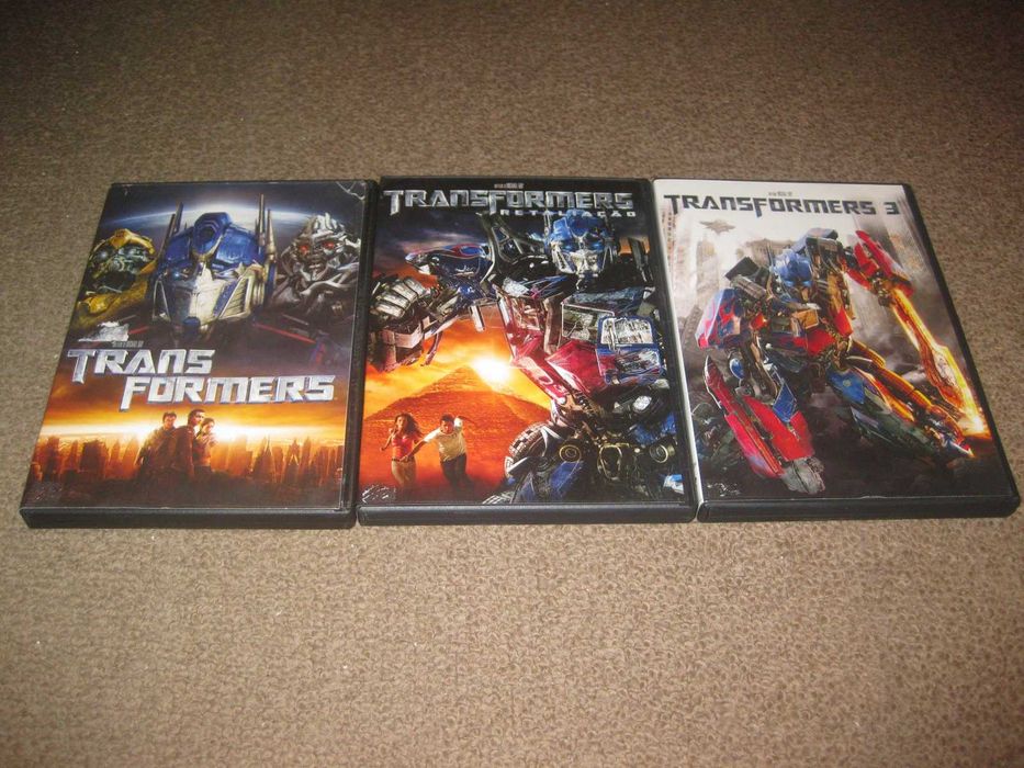 Trilogia em DVD "Transformers" com Shia LaBeouf