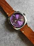 Zegarek Geckota Pioneer Mechanical Purple Sunburst 42 mm