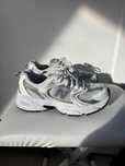 New Balance 530 White Silver Navy 41 EU / 8US / 26 CM