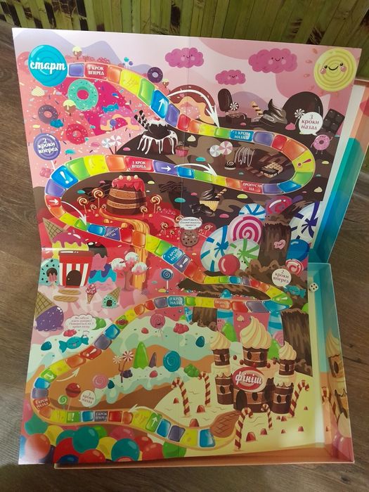 Настільна гра ходилка "Солодкі пригоди"