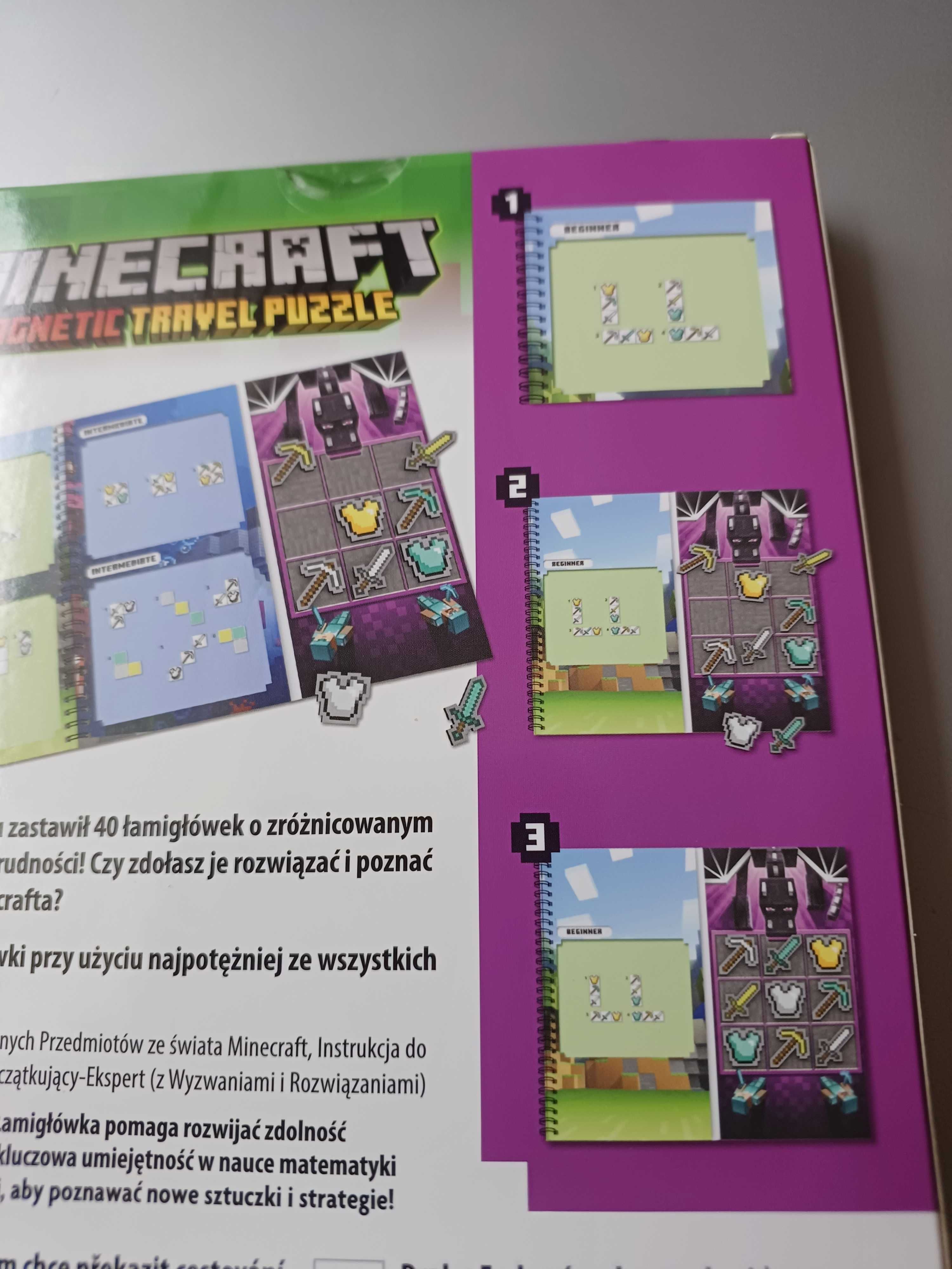Ravensburger Minecraft: Magnetic Travel Puzzle TANIO OKAZJA