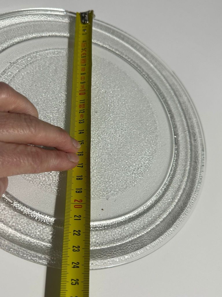 Talerz do mikrofali kuchenki mikrofalowej 24 cm