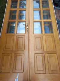 Drzwi tarasowe-wyjsciowe drewniane
