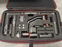 Gimbal FeiyuTech a2000 z uchwytem dwuręcznym – zestaw w walizce
