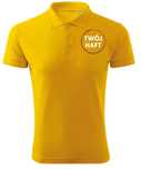 Koszulka męska T-shirt Polo Polówka firmowa z haftem LOGO NAPIS