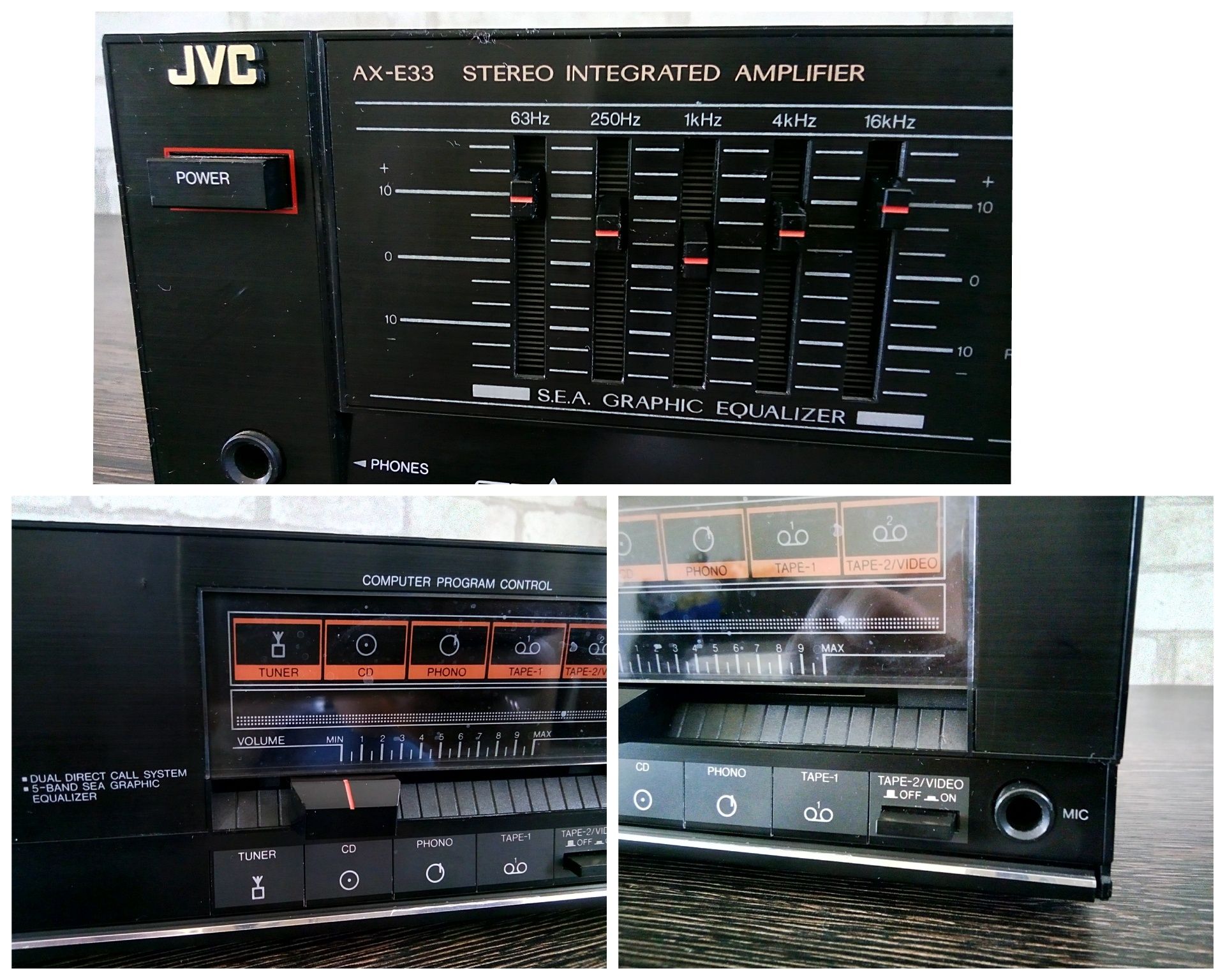 JVC AX-E33 Stereo Integrated Amplifier 1986-88