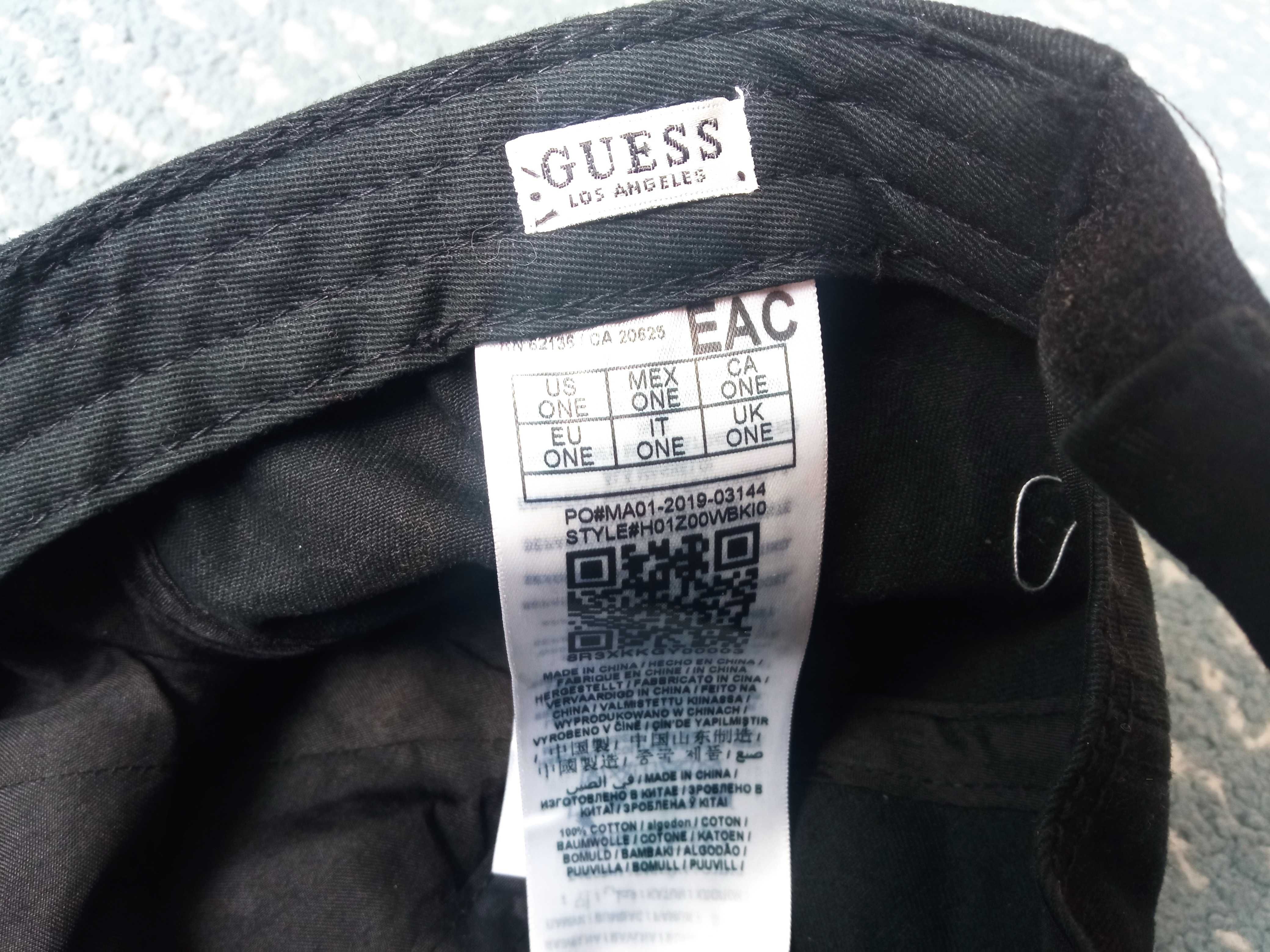 Guess Los Angeles męska czapka z daszkiem oryginał One size