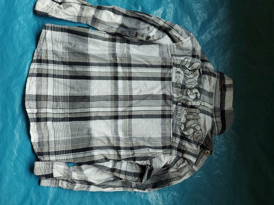 Koszula w kratkę wizytowe dziecięca wiek 18/24/36 firma CEST LAVE