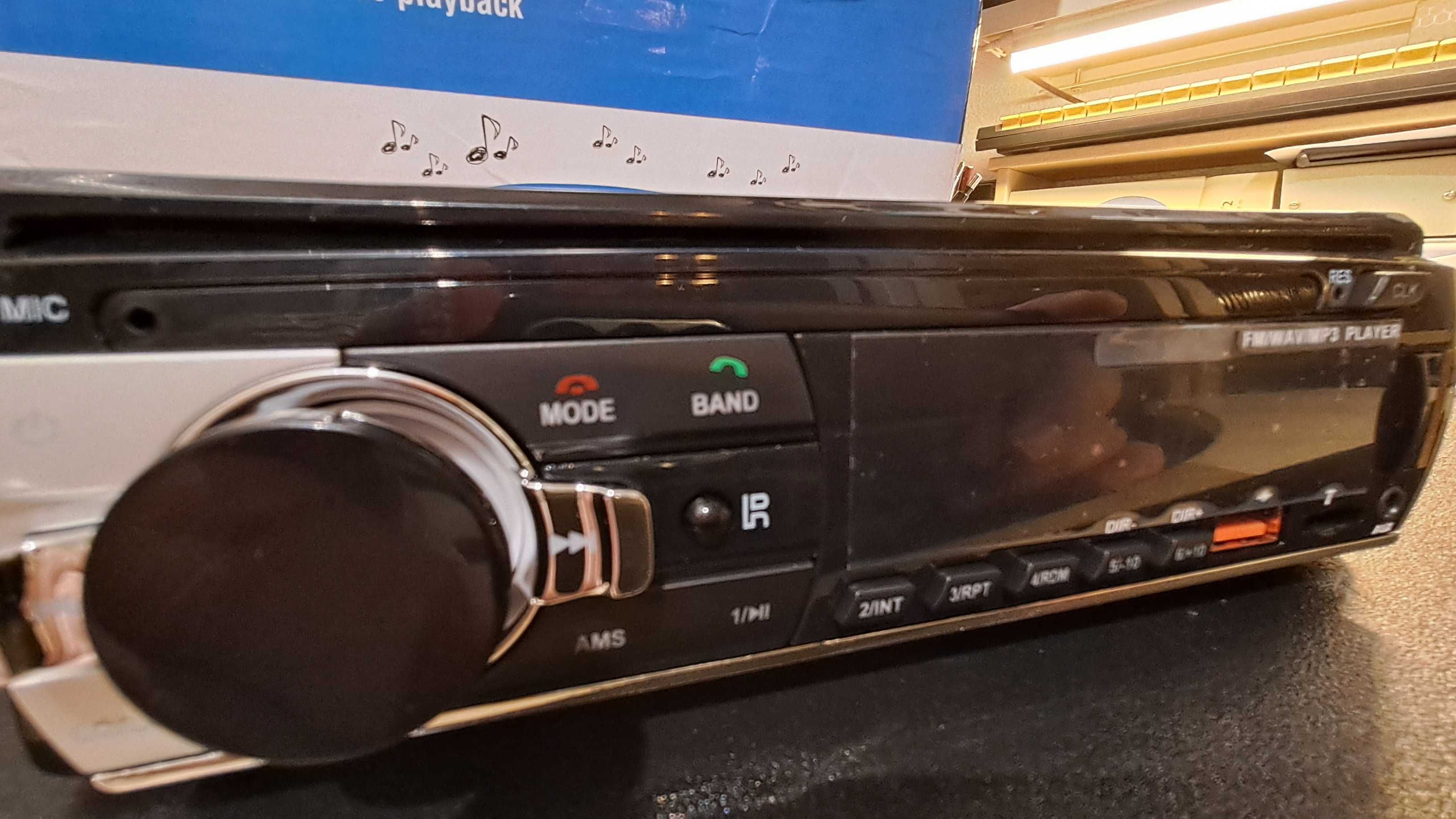 Leitor MP3 para carro com Bluetooth rádio, USB/TF card/. Novo.