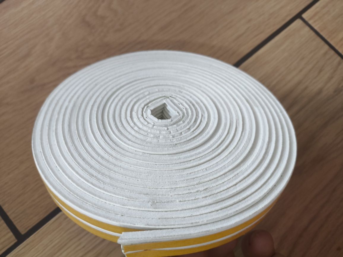 3 szt Profilowana uszczelka do okien drzwi, Profi powerfix 3x10m